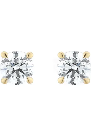 GOLDSMITHS 18ct Yellow Gold 1.00cttw Diamond Stud Earrings