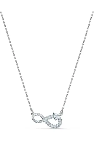 Swarovski Infinity Rhodium Plated Necklace