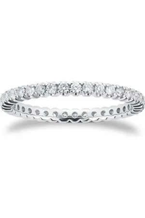 GOLDSMITHS Platinum 0.50cttw Diamond Full Eternity Ring - Ring Size I