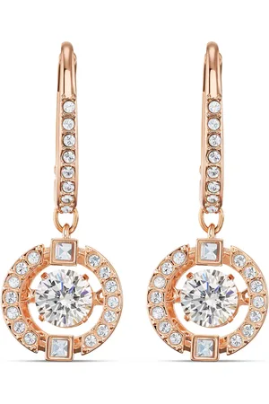 Swarovski Sparkling Dance Rose Gold Coloured Drop Earrings