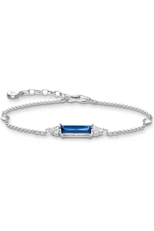 Thomas Sabo Sterling Silver Blue Cubic Zirconia Ocean Vibes Bracelet
