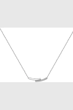 HUGO BOSS Ladies Saya Stainless Steel Crystal Necklace