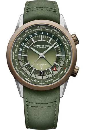 Raymond Weil Freelancer 40.5mm Mens Watch Green