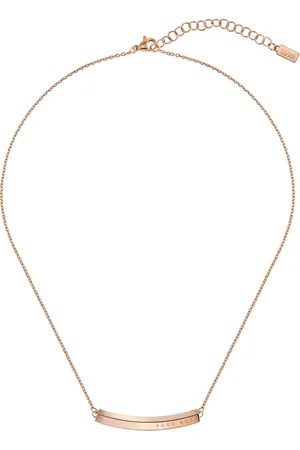 HUGO BOSS Insignia Rose Gold Coloured Necklace