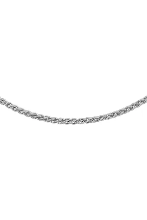 GOLDSMITHS 18ct White Gold 45cm (18") Spiga Chain 1mm Width