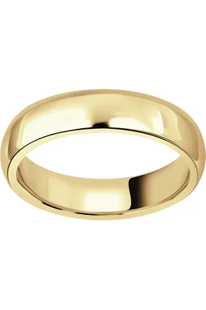 Mappin & Webb 18ct Yellow Gold 5mm Heavy Court Wedding Ring - Ring Size U