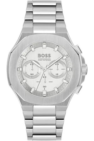 HUGO BOSS Taper Silver 45mm Mens Watch