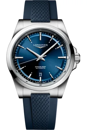 Longines Conquest 41mm Mens Watch Blue