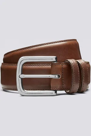 GRENSON Casual Belt, Leather Size: Small