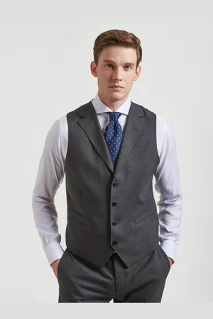 Gutteridge Vitale Barberis Canonico pure wool waistcoat, Unisex, , Size: 50