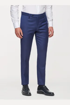 Gutteridge Partridge-eye trousers in pure wool, Unisex, , Size: 44