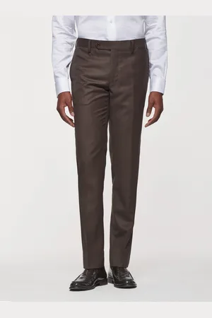 Gutteridge Partridge-eye trousers in pure wool, Unisex, , Size: 44
