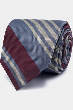 Gutteridge Regimental silk twill tie, Unisex, , Size: Unica