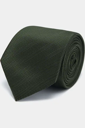 Gutteridge Herringbone silk tie, Unisex, , Size: Unica