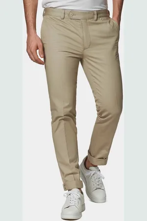 Gutteridge Slim fit cotton twill chino trousers, Unisex, , Size: 44