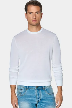 Gutteridge Cotton and silk crew-neck sweater, Unisex, , Size: S
