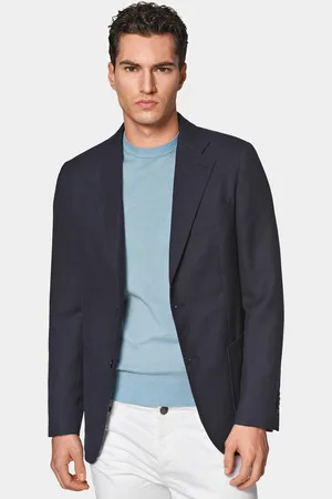 Gutteridge Micro-textured pure wool blazer, Unisex, , Size: 46