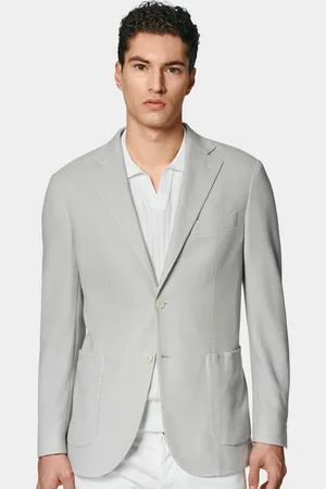 Gutteridge Cotton blend honeycomb jersey blazer, Unisex, , Size: 46