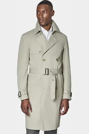 Gutteridge Cotton twill trench coat, Unisex, , Size: 46