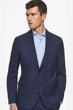 Gutteridge Suit blazer in pure houndstooth wool Vitale Barberis Canonico, Unisex, , Size: 44