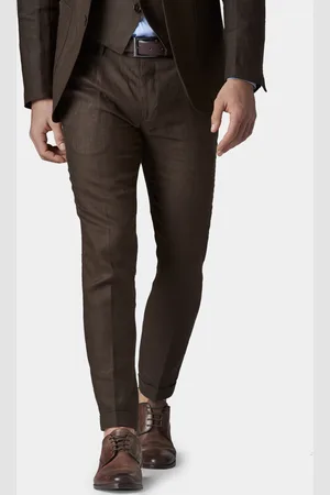 Gutteridge Fine twisted linen suit trousers, Unisex, , Size: 52