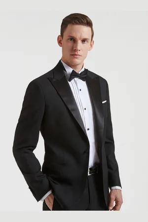 Gutteridge Pure wool tuxedo blazer Vitale Barberis Canonico, Unisex, , Size: 48