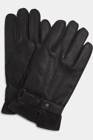 Gutteridge Leather gloves, Unisex, , Size: M