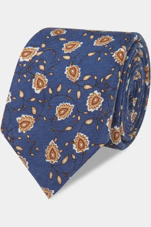 Gutteridge 100% wool flower tie, Unisex, , Size: Unica