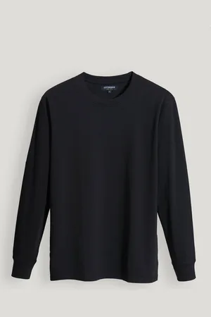 Gutteridge Long-sleeved stretch cotton T-shirt, Unisex, , Size: XXL