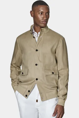 Gutteridge Pure linen bomber jacket, Unisex, , Size: 46