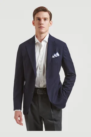 Gutteridge Pure wool hopsack blazer, Unisex, , Size: 44