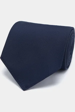 Gutteridge Silk and linen tie, Unisex, , Size: Unica