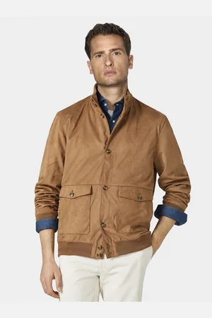 Gutteridge Suede effect bomber jacket, Unisex, , Size: 46