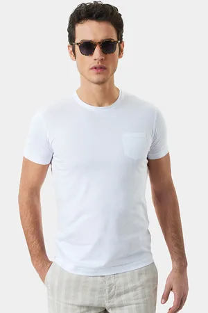Gutteridge Supima cotton jersey t-shirt with pocket, Unisex, , Size: XXL