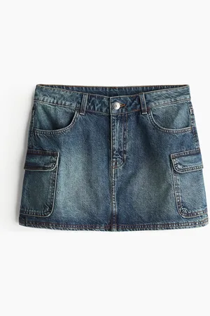 H&m denim skirt fashion uk