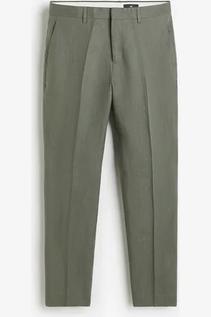 H&M H&M - Slim Fit Linen suit trousers