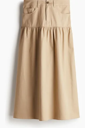 H&M H&M - Flared-hem denim skirt