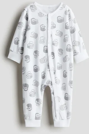 H&M H&M - Printed jersey sleepsuit