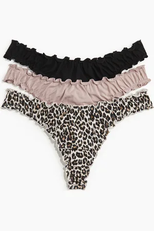 H&M H&M - 3-pack overlock-detail thong briefs