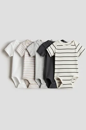 H&M H&M - 5-pack cotton bodysuits