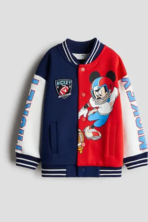 H&M Oversized printed baseball jacket