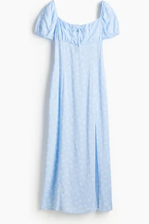 H&M H&M - Puff-sleeved midi dress