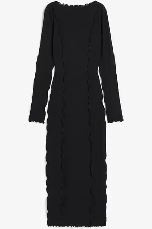 H&M H&M - Overlock-detail rib-knit dress