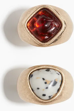H&M H&M - 2-pack embellished rings