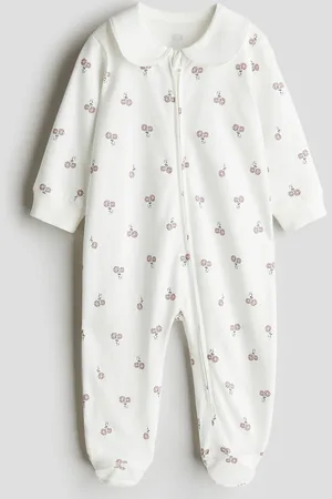H&M H&M - Collared zip-up sleepsuit