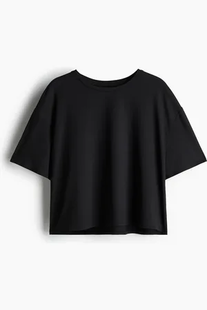 H&M Boxy-style sports top with DryMove