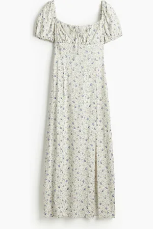 H&M H&M - Puff-sleeved midi dress