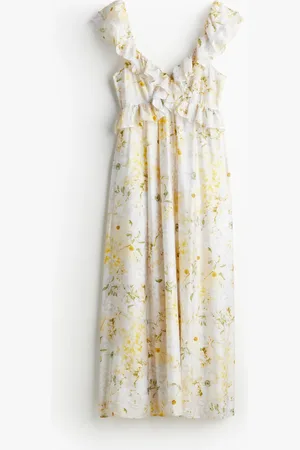 H&M H&M - Frill-trimmed midi dress