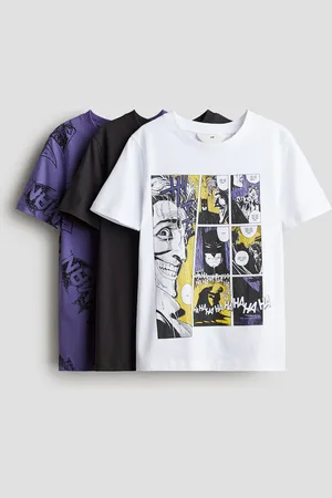 H&M H&M - 3-pack printed cotton T-shirts