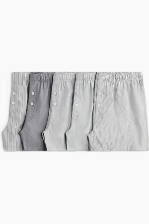 H&M H&M - 5-pack woven cotton boxer shorts